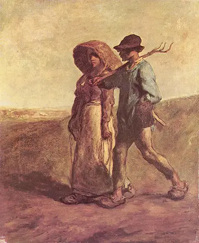 The Walk to Work Jean-Francois Millet